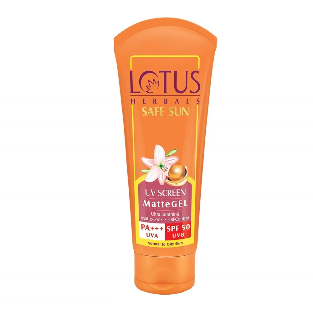 Lotus Herbals Safe Sun Invisible Matte Gel Sunscreen SPF 50 - 100g