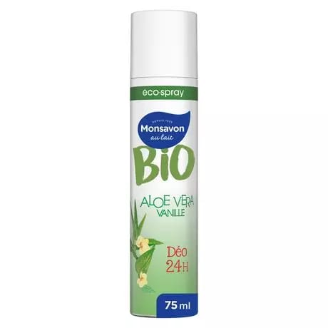 MONSAVON Desodorante spray orgânico de limão 24 horas com um toque de verbena