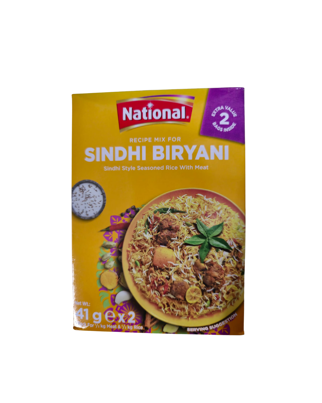 Sindi Biryani Masala 90g - Nacional