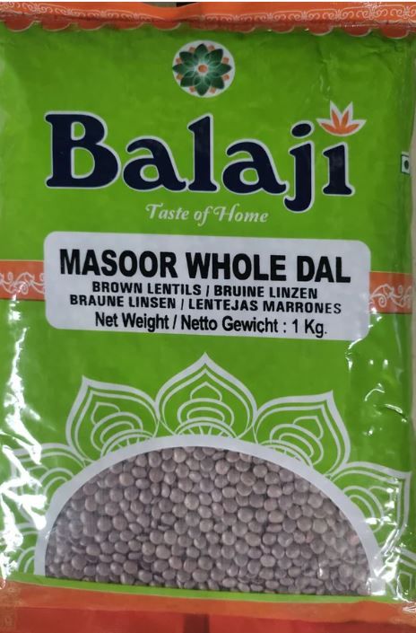 Balaji Masoor Whole Dal 1kg