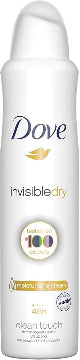 Dove Invisible Dry moisturising Cream 250 ml
