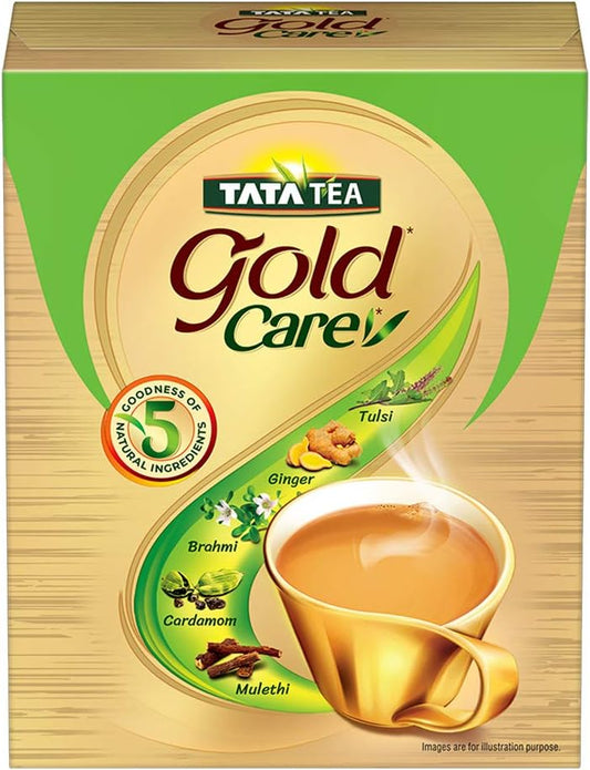 TATA TEA Gold Goodness of Elaichi, Ginger, Tulsi, Brahmi & Mulethi 450 gr