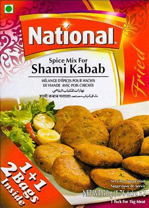 NATIONAL Spice Mix for Shami Kabab 2 bags