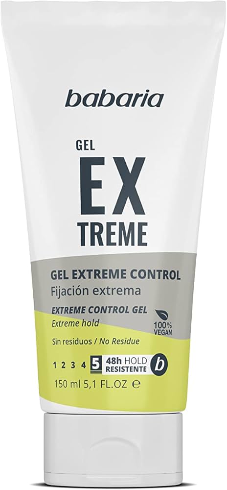Gel Cabelo Babaria Extreme Control Vegan 150 ml