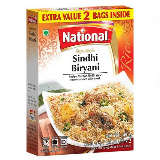 NATIONAL Recipe Mix for Sindhi Biryani 2 bags 41g